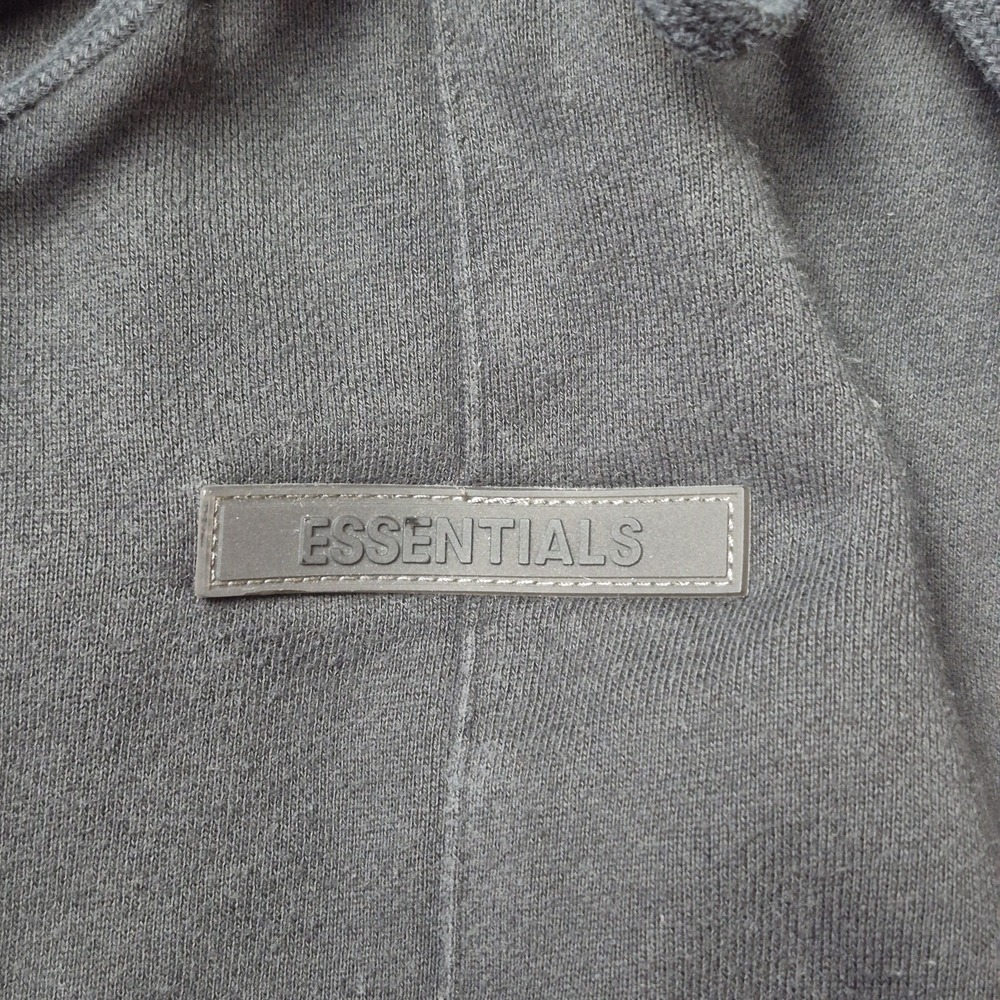 Essentials Fear Of God Men's Small Black‎ Fleece Jogger Sweatpants Logo - Picture 5 of 8